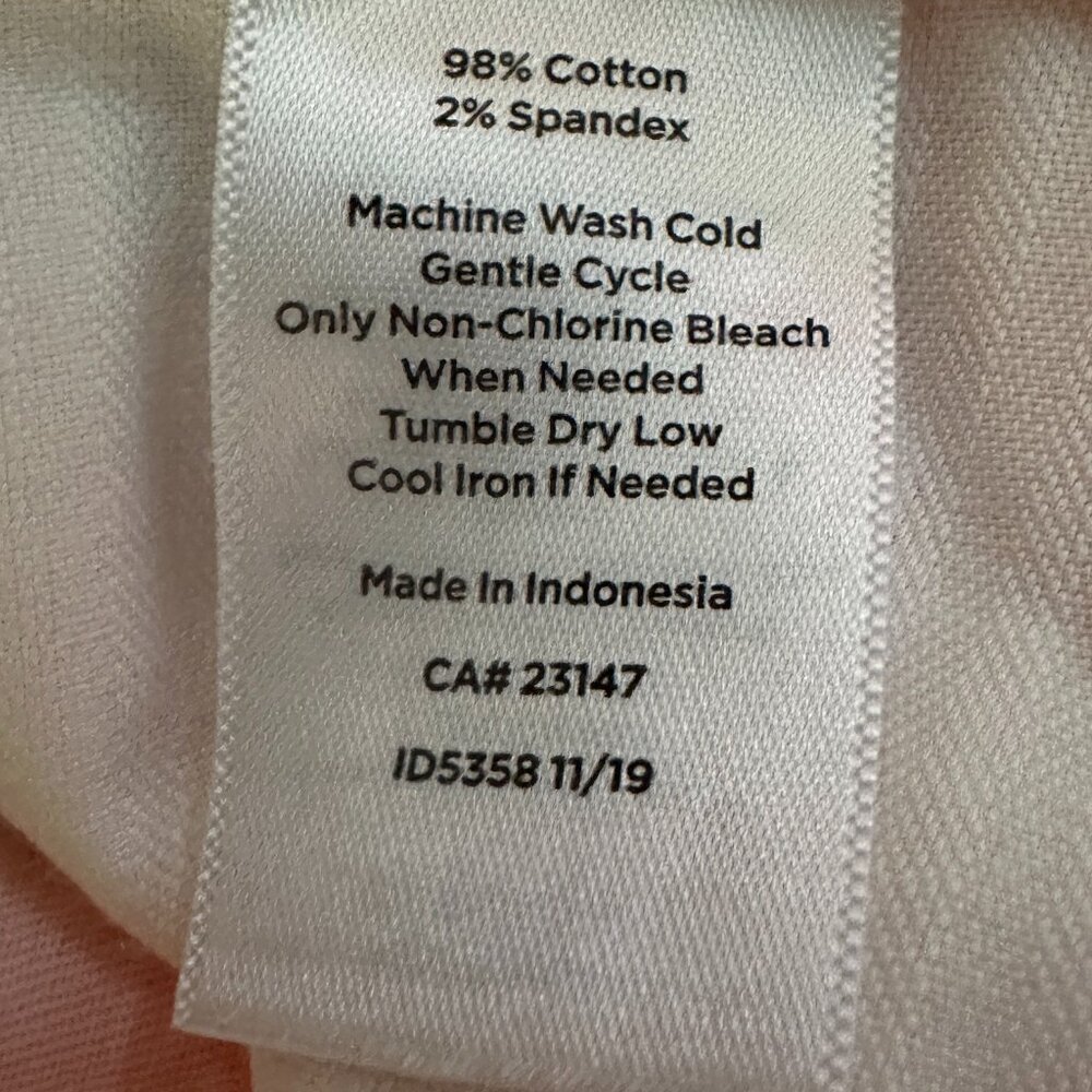 Talbot's Perfect Crop Pants Fruit & Flowers Size 12 - Picture 15 of 16